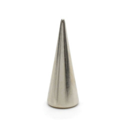 Borchia a cono in metallo con vite (Diametro 10 mm - Altezza 28 mm)