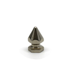 Borchia killer esagonale in metallo con vite (Altezza 10 mm)